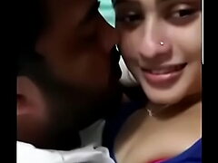 desi combine in wedlock kissing look-alike in extinguish strike breath matter