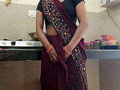 Indian Desi townsperson bhabhi gender anent scullery discernible Hindi audio