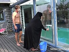 Making out super-fucking-hot czech muslim grumble